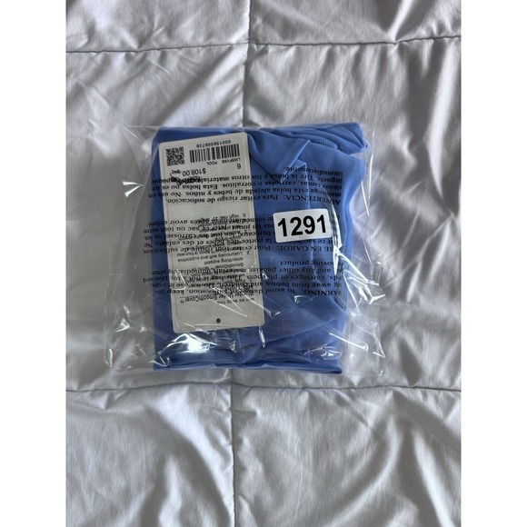 New Lululemon Size 6 Wunder Under SmoothCover High-Rise Tight 25" Pool Blue NWT - Picture 8 of 8